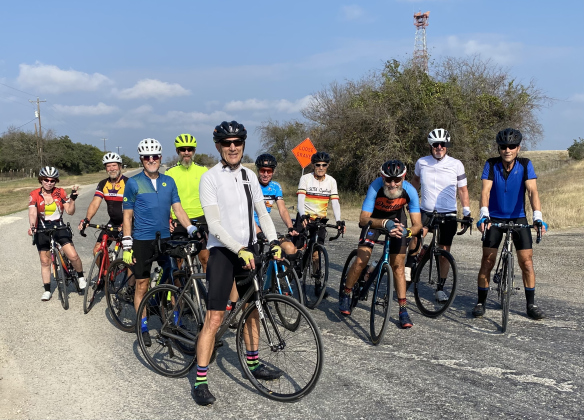 Members of the Sun City Cyclists club gather for a ride.