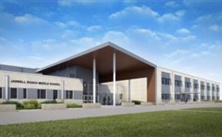 The new Jarrell Ranch Middle School is expected to open in fall 2025.