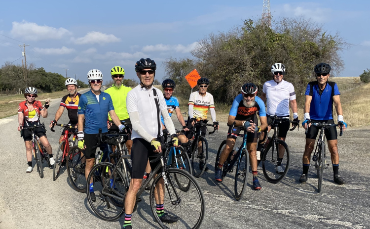 Members of the Sun City Cyclists club gather for a ride.